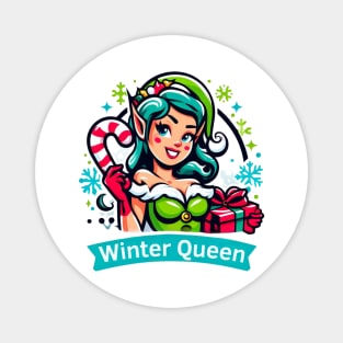 Winter Queen - Enchanting Holidays with the Magic of Winter Magnet